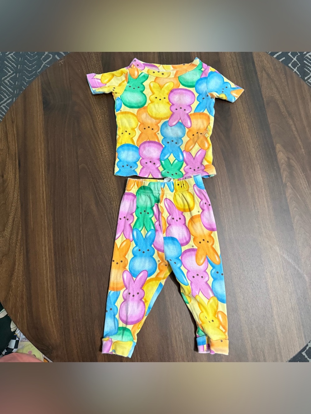 Baby peeps Easter pajama set